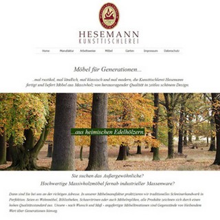 Handgefertigtes Massivholzmöbel der Holzmanufaktur Hesemann